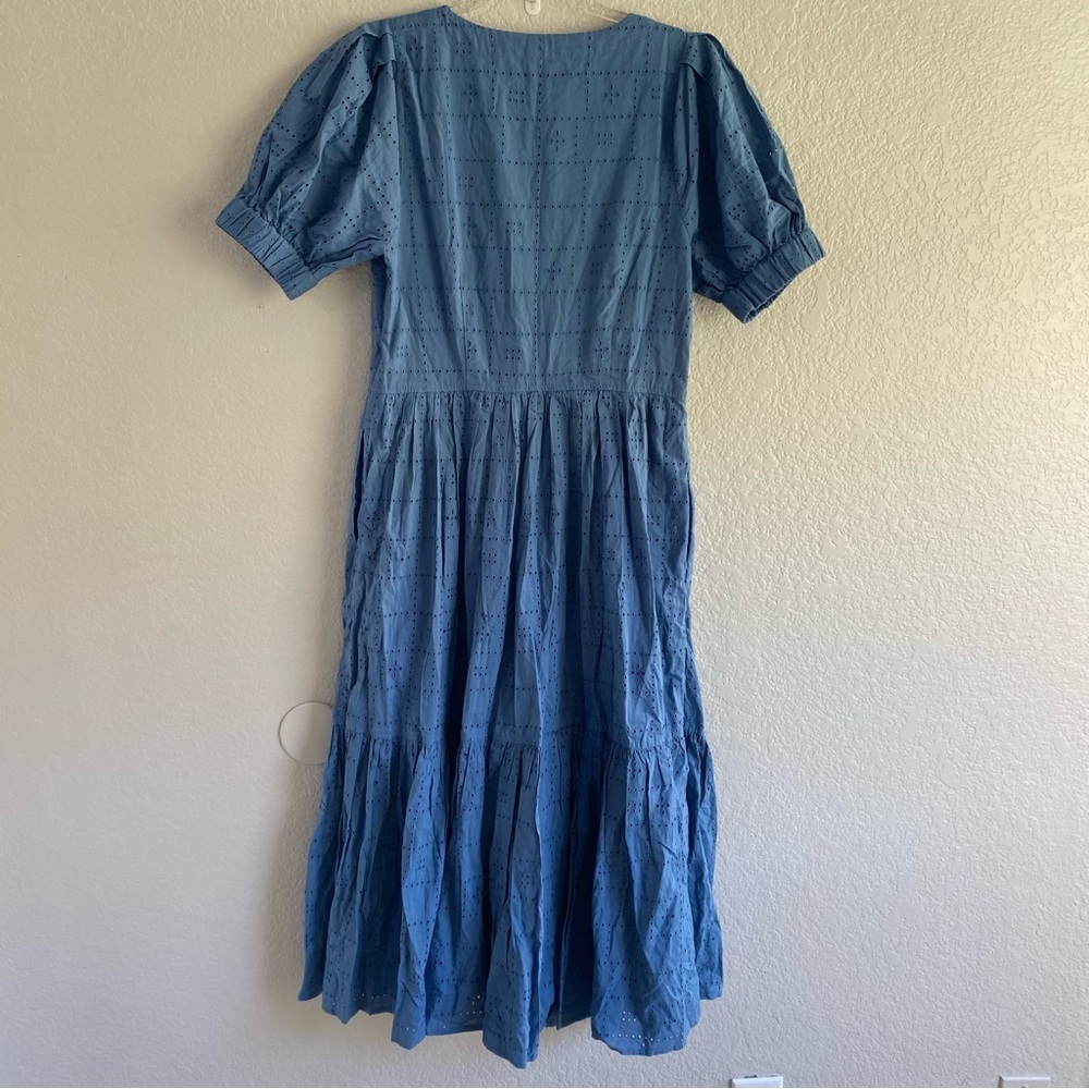 Madewell Blue Midi Dress - Picture 10 of 10